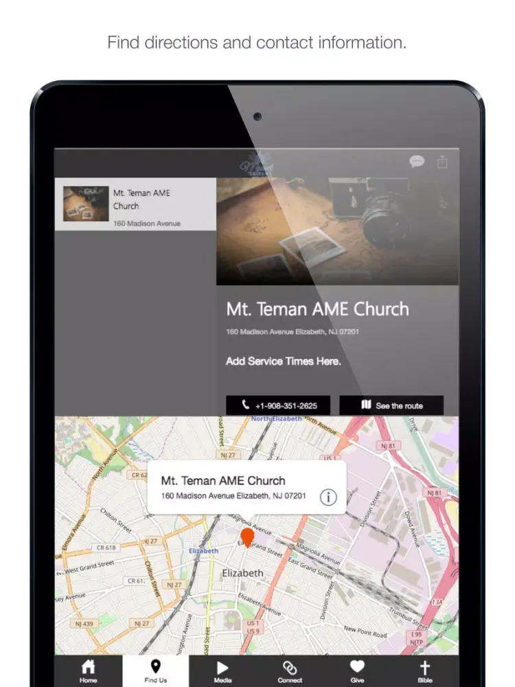 Скриншоты Mt. Teman AME Church iPad 