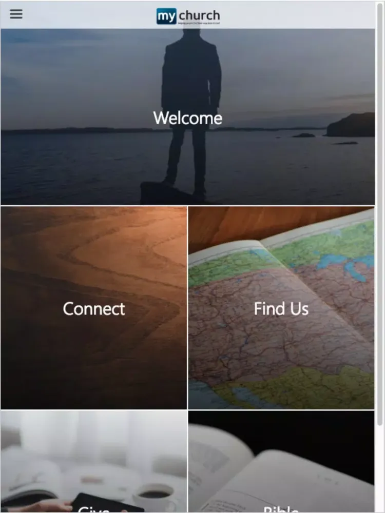 Capturas de tela do MyChurch Columbus iPad 