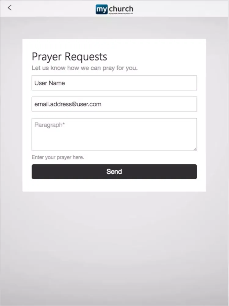 Capturas de tela do MyChurch Columbus iPad 