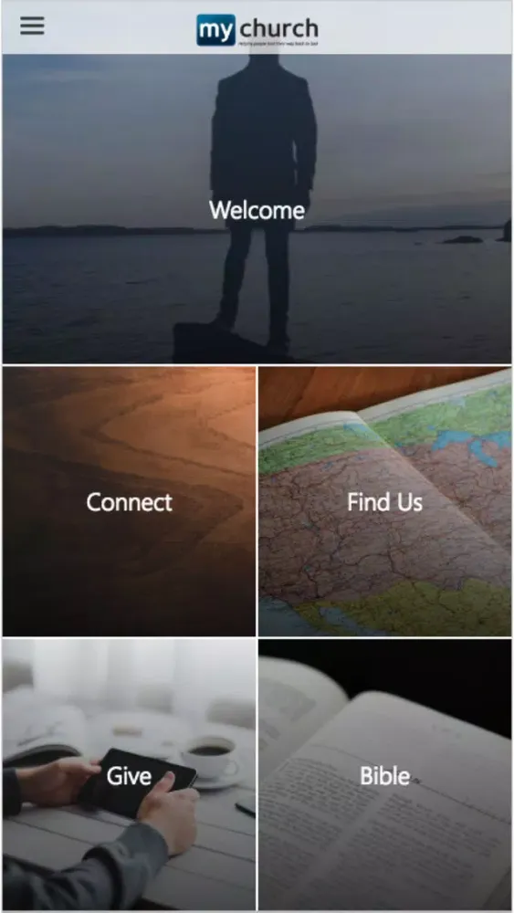 Capturas de tela do MyChurch Columbus
