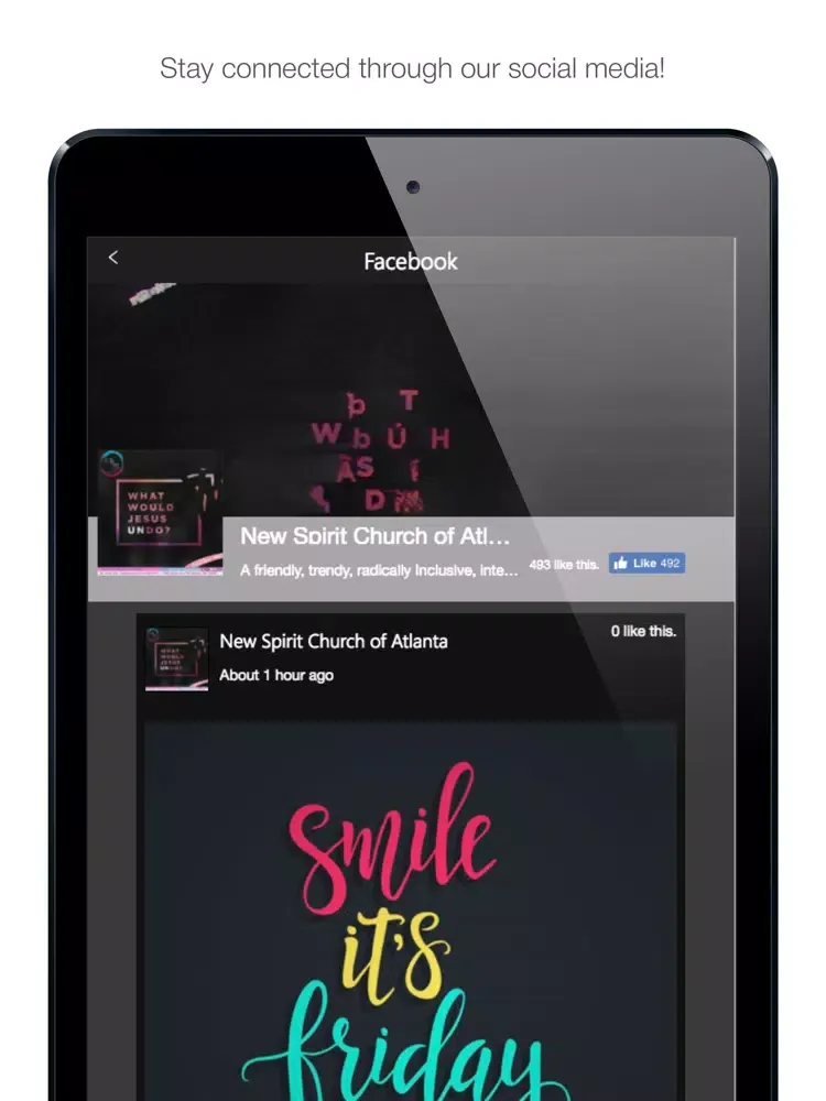 New Spirit Church of Atlanta iPad  स्क्रीनशॉट
