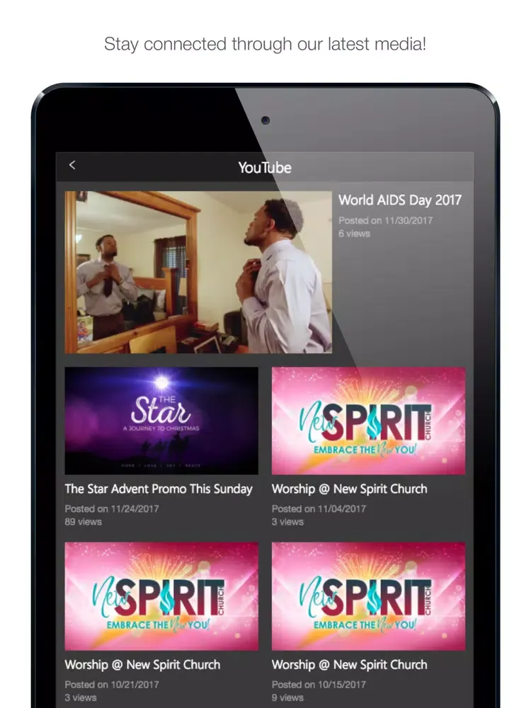 New Spirit Church of Atlanta iPad  स्क्रीनशॉट