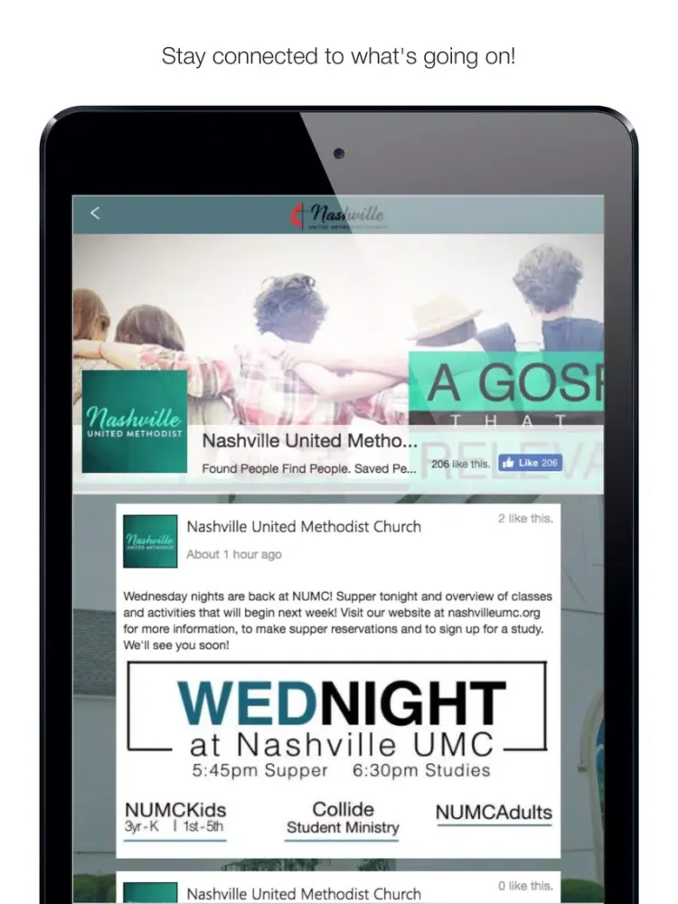 Скриншоты Nashville UMC iPad 
