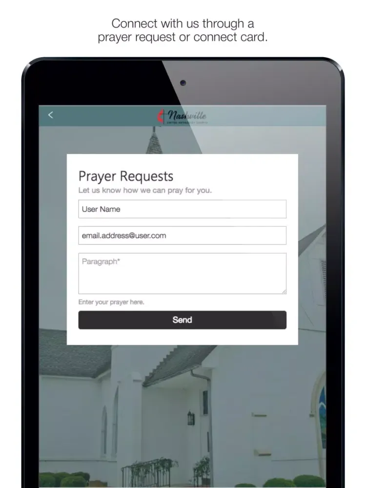 Скриншоты Nashville UMC iPad 