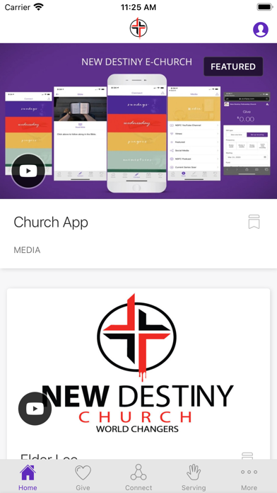 New Destiny E-Church Ekran Görüntüleri
