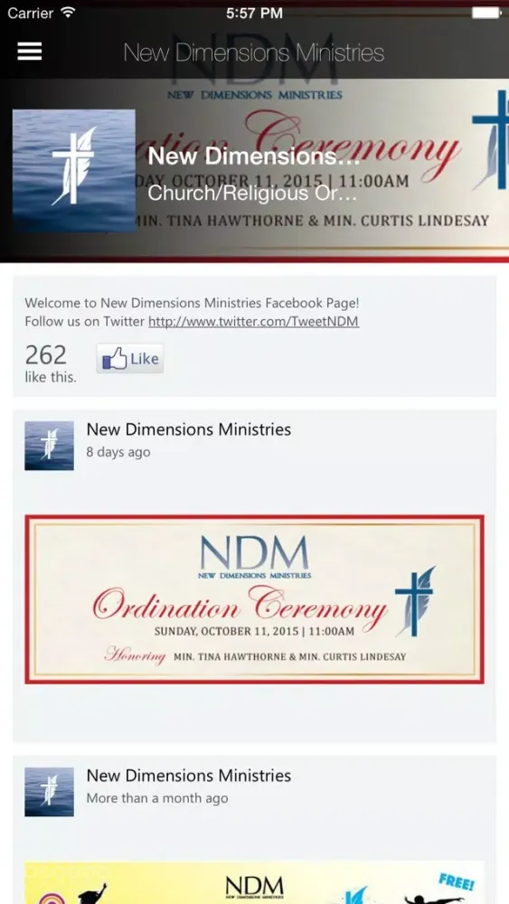 Capturas de pantalla de New Dimensions Ministries