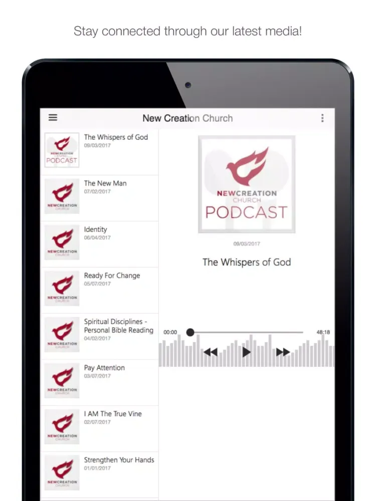 Screenshot di New Creation Church - MI iPad 