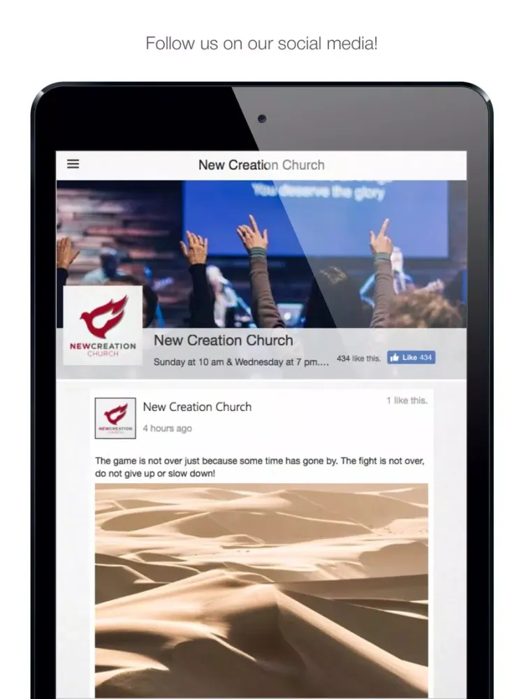 Screenshot di New Creation Church - MI iPad 