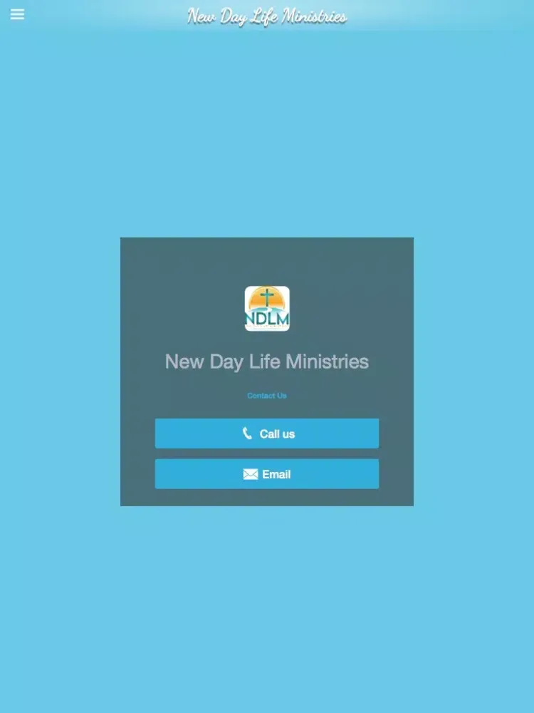 New Day Life Ministries iPad  स्क्रीनशॉट