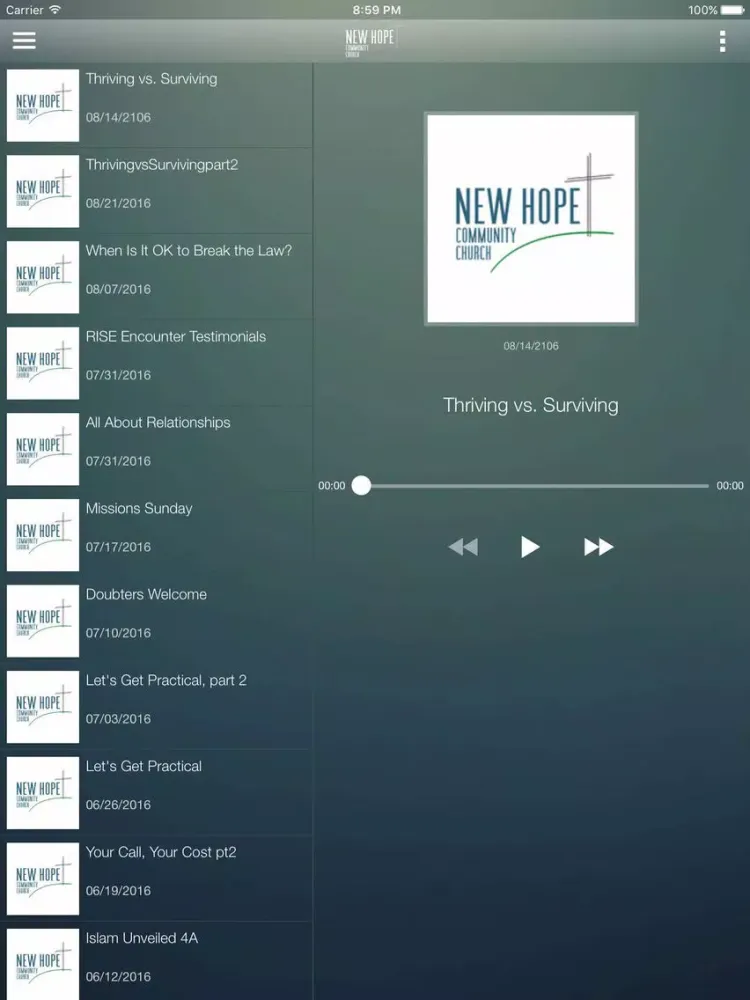 Screenshot di New Hope Round Rock iPad 