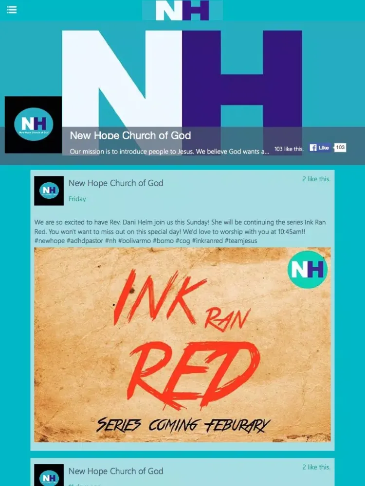 تصاویر New Hope Church of God iPad 