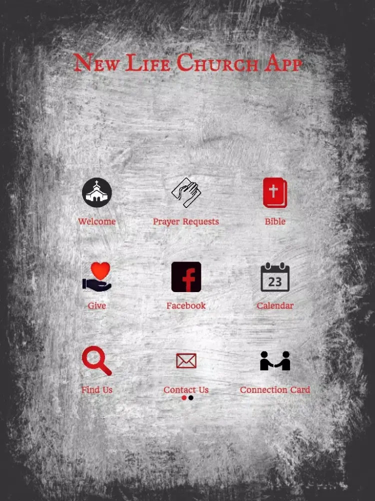 Capturas de tela do New Life COG iPad 