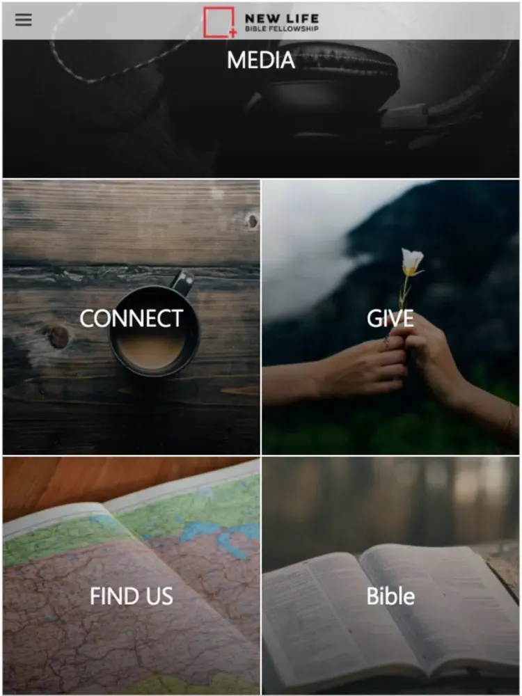 Tangkapan skrin New Life Bible Fellowship iPad 