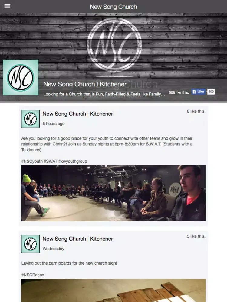 New Song Church - ON iPad  Ekran Görüntüleri
