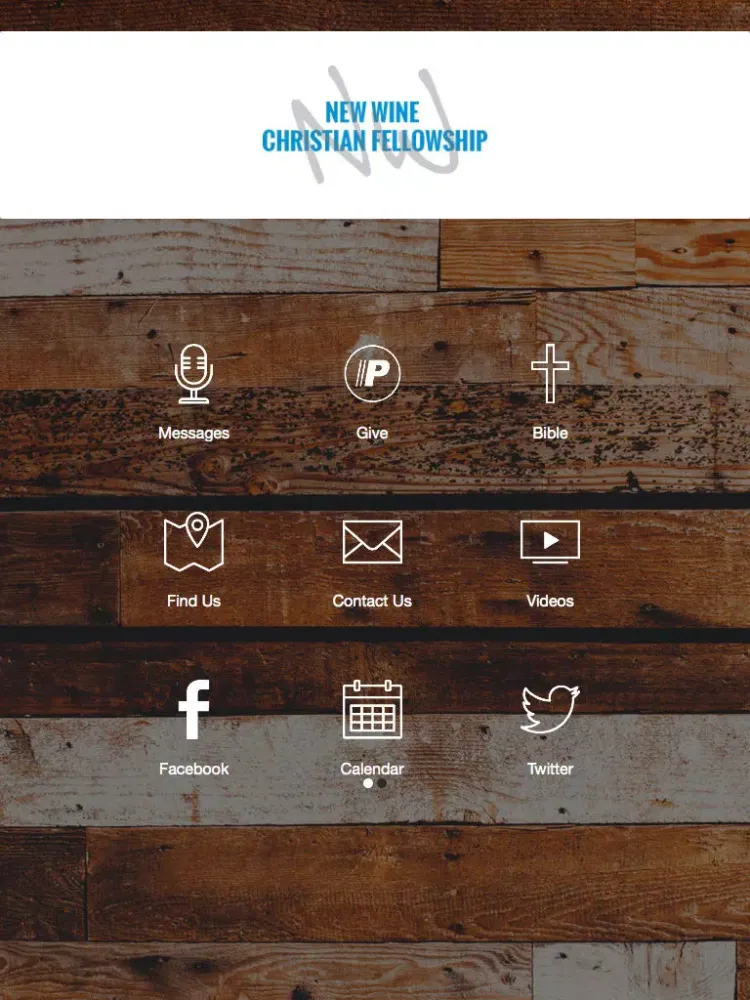 Captures d'écran de New Wine Christian Fellowship iPad 