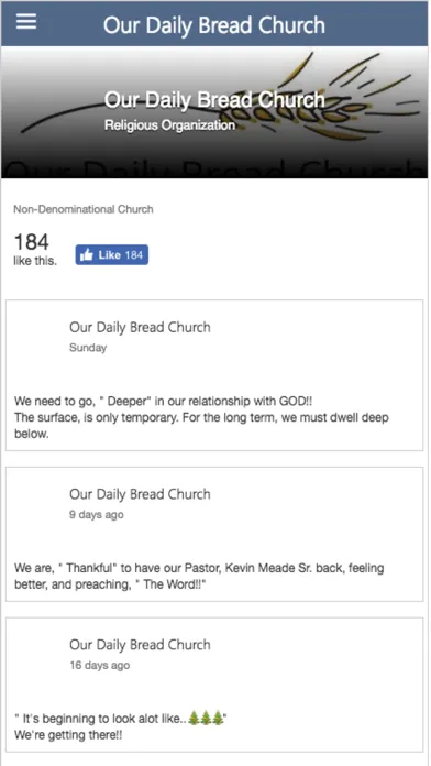 ภาพหน้าจอของ Our Daily Bread Church