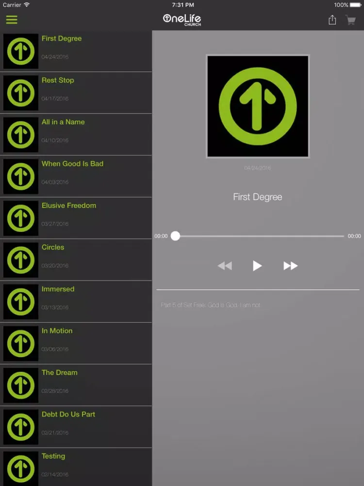 OneLife Church TN iPad  스크린샷