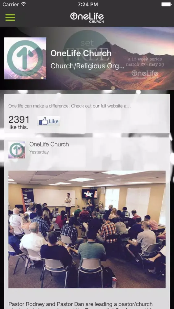 OneLife Church TN 스크린샷