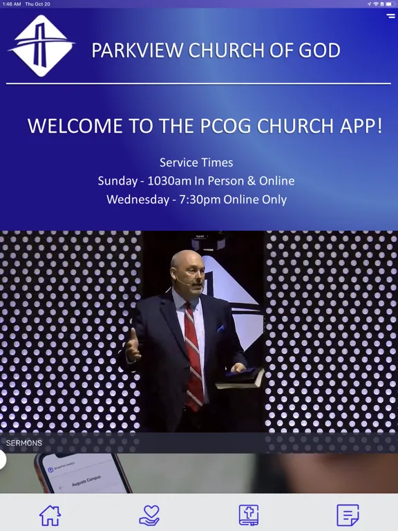 تصاویر Parkview Church of God iPad 