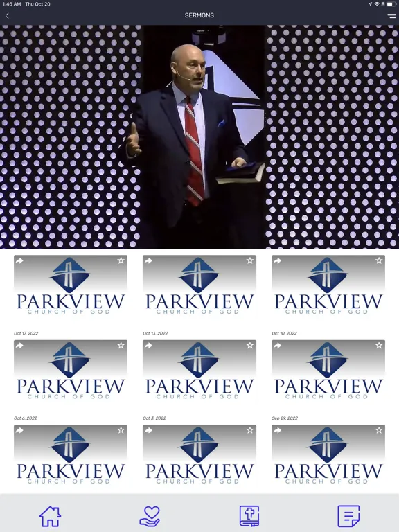 تصاویر Parkview Church of God iPad 