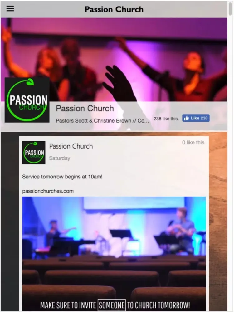 تصاویر Passion Church - NJ iPad 