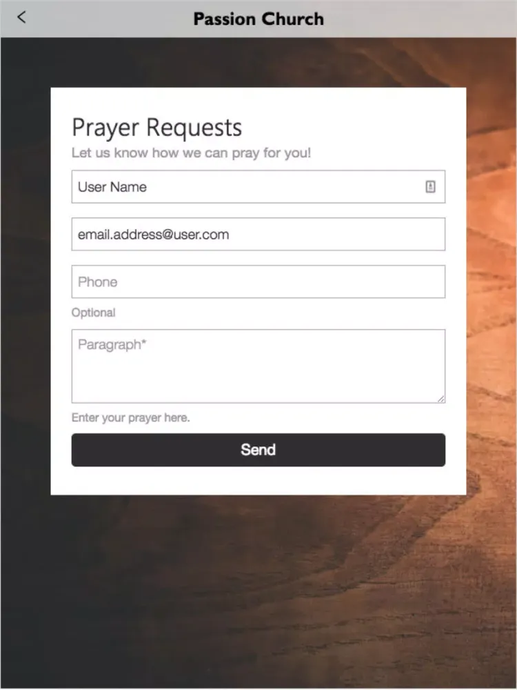 تصاویر Passion Church - NJ iPad 