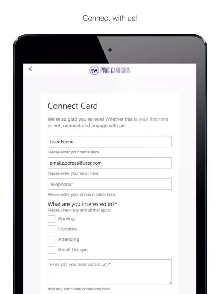 PIWC Canberra Australia iPad 应用截图