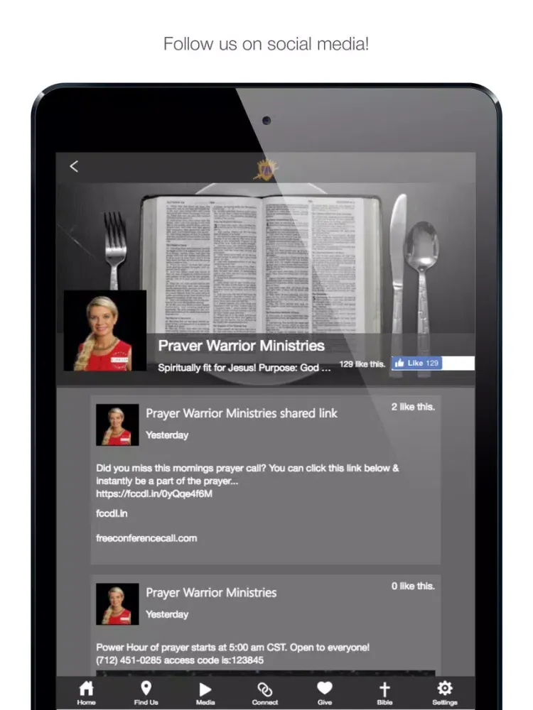 تصاویر Prayer Warrior Ministries iPad 