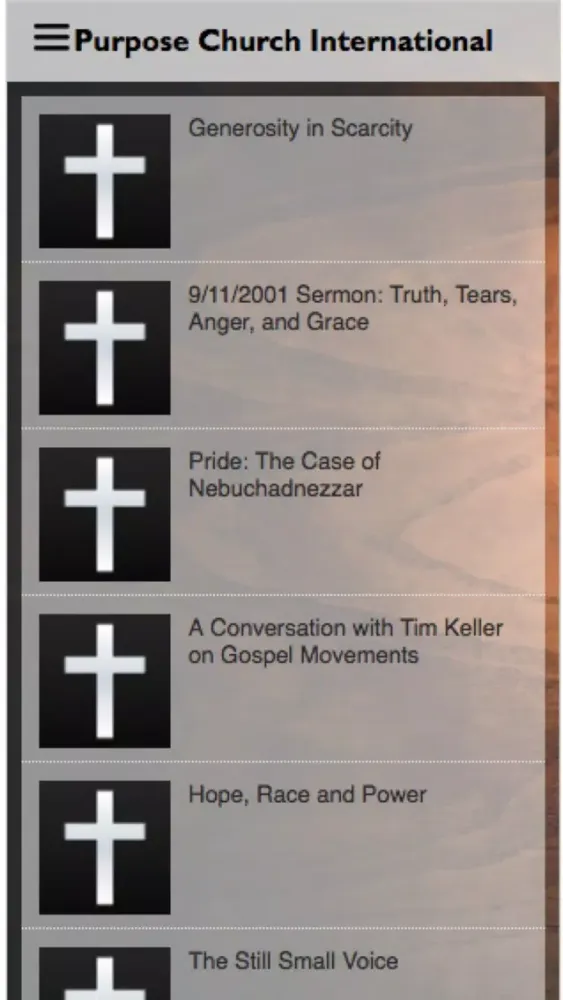 Purpose Church International Screenshots