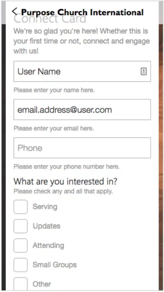 Purpose Church International Screenshots