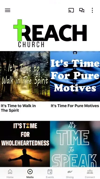 Tangkapan layar Reach Community Church