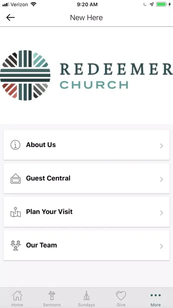 Capturas de tela do Redeemer Church Tulsa