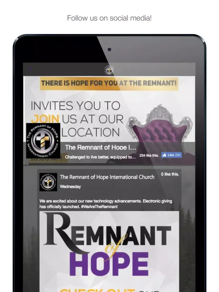 صور Remnant of Hope International Church, Maryland iPad 
