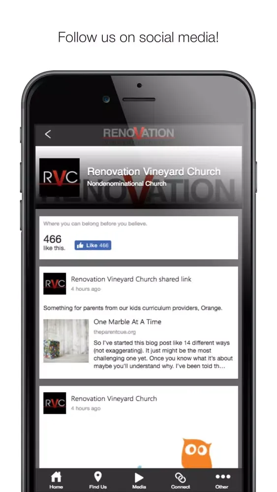 RenoVation Vineyard Church سکرین شاٹس