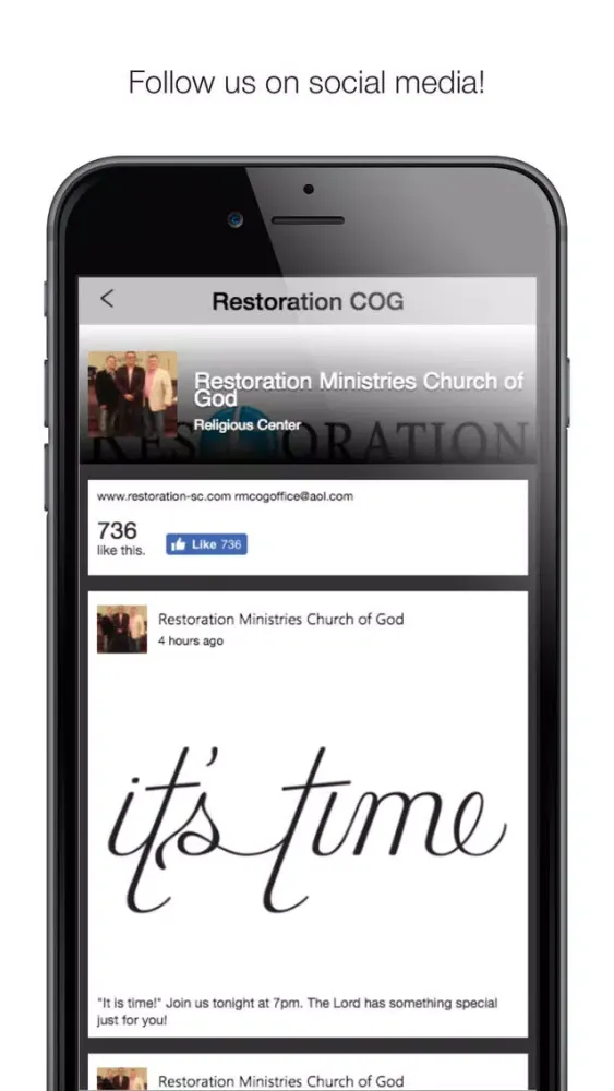 Restoration Ministries SC স্ক্রিনশট