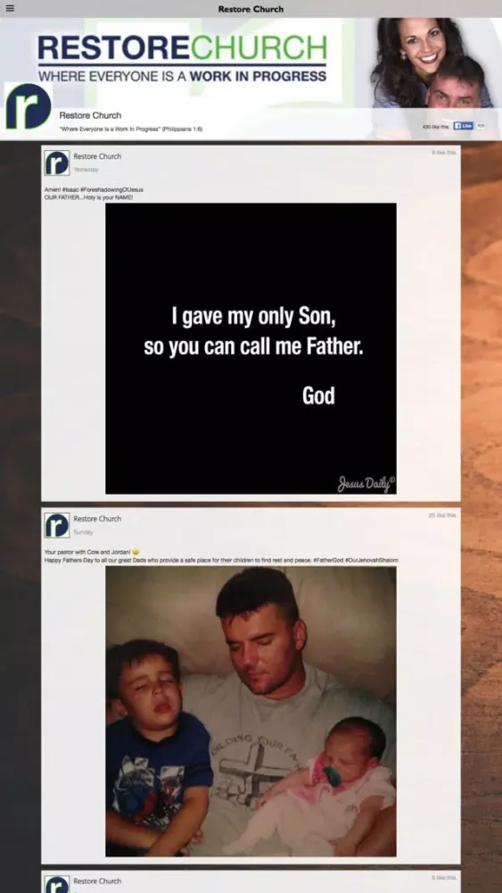 Capturas de pantalla de My Restore Church