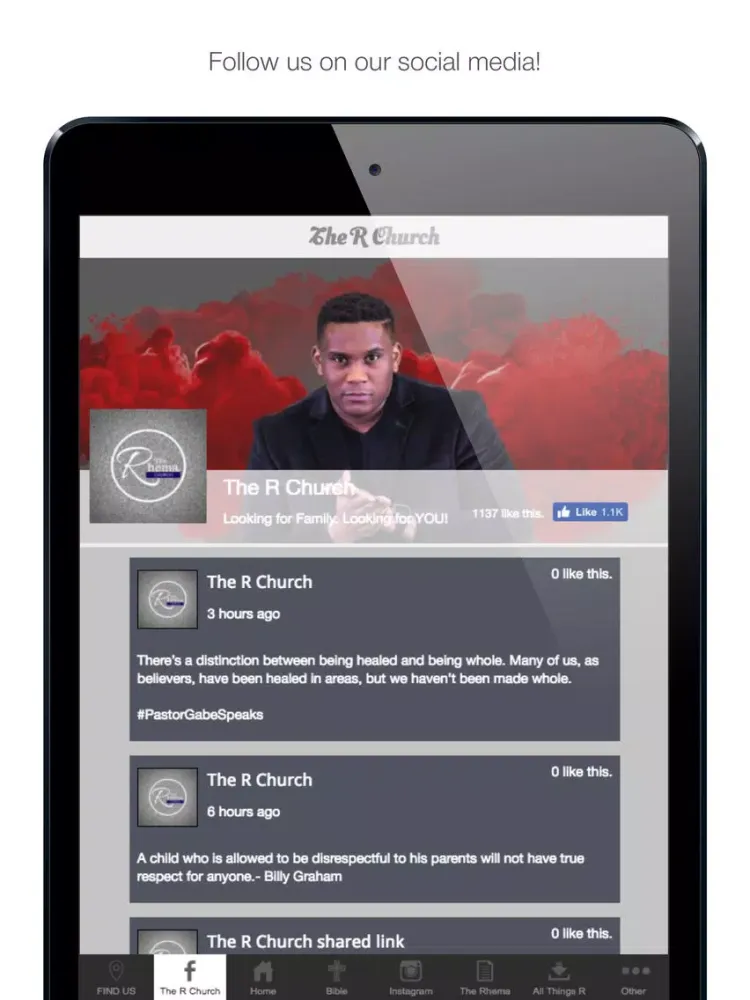 Capturas de pantalla de The Rhema Church of ATL iPad 