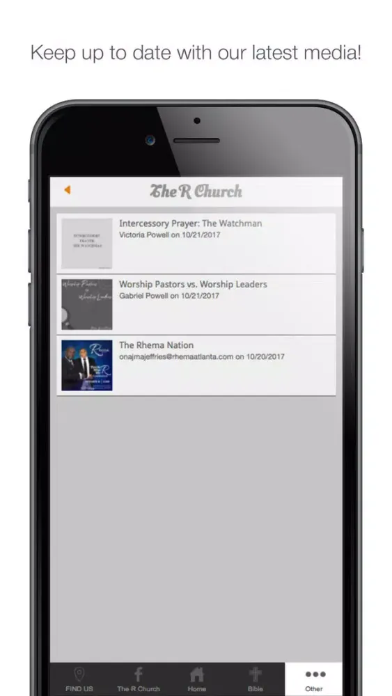 Capturas de pantalla de The Rhema Church of ATL
