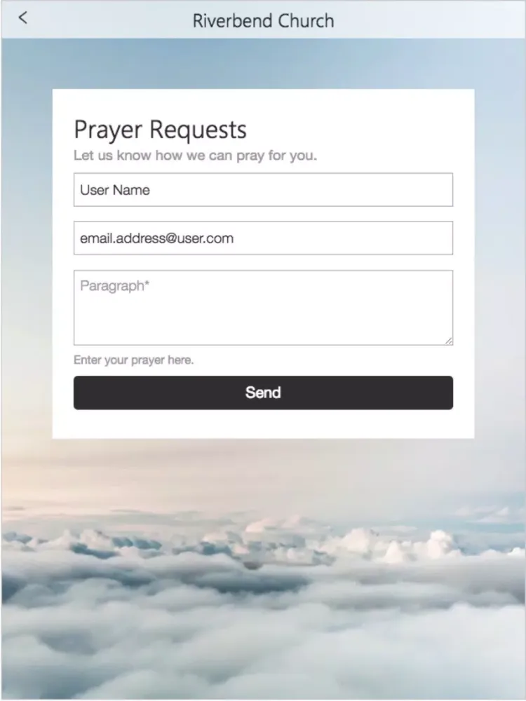Capturas de tela do Riverbend Church - OR iPad 