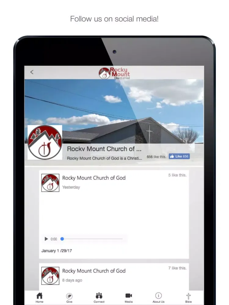 Rocky Mount Church of God iPad  Ekran Görüntüleri