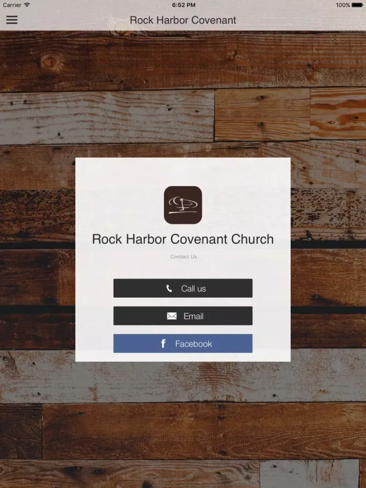 Rock Harbor Covenant Church iPad 應用截圖