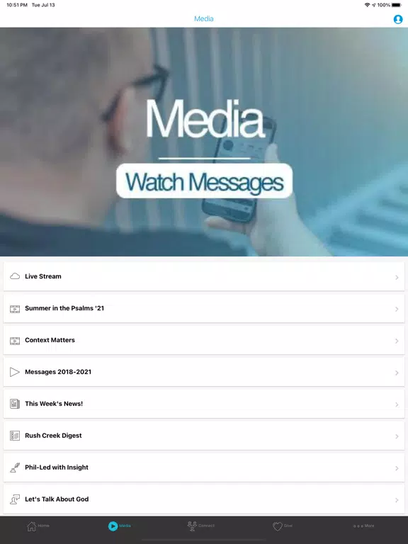 Rush Creek Bible Church iPad  স্ক্রিনশট
