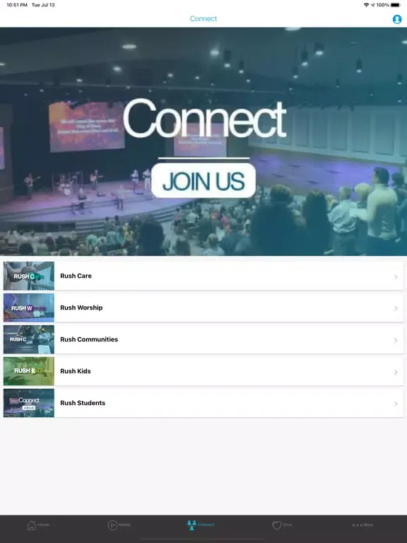 Rush Creek Bible Church iPad  스크린샷