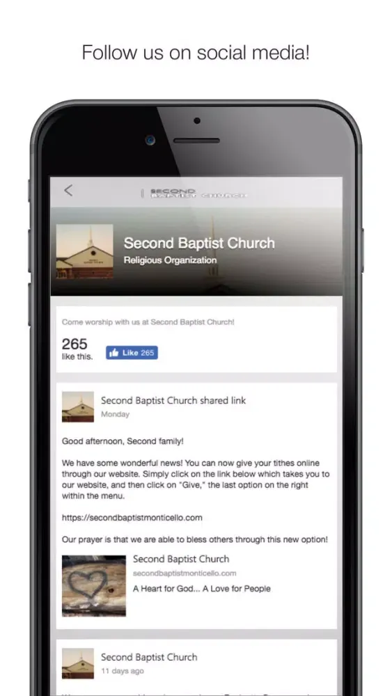 Second Baptist Monticello Ekran Görüntüleri