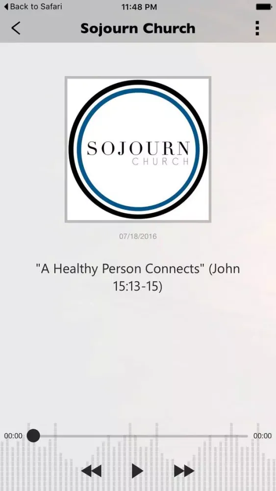 Tangkapan skrin Sojourn Church - WR