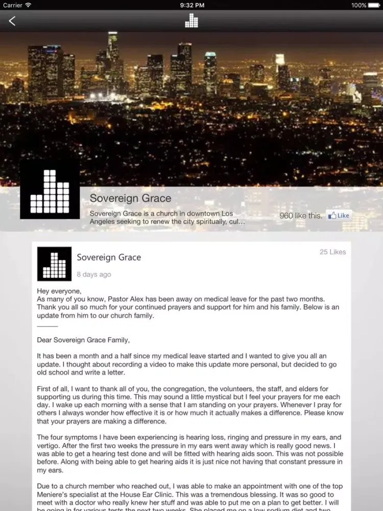 Скриншоты Sovereign Grace LA iPad 