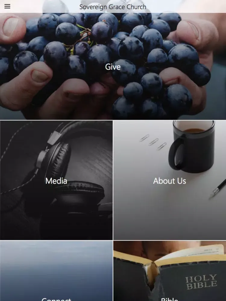 Captures d'écran de Sovereign Grace Church iPad 