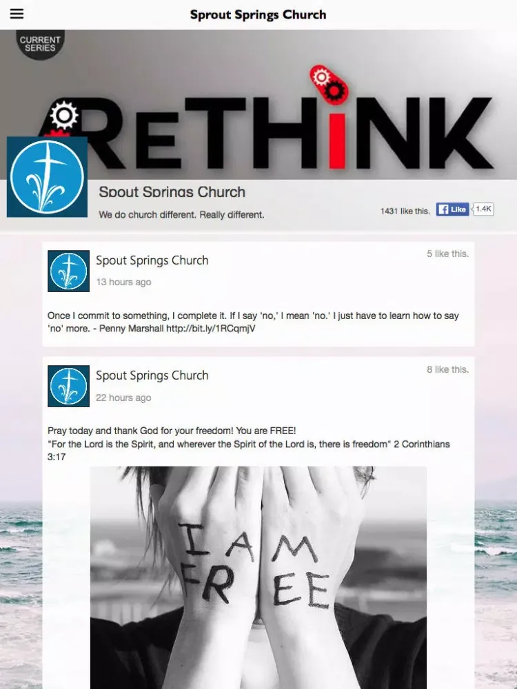 تصاویر Spout Springs Church iPad 