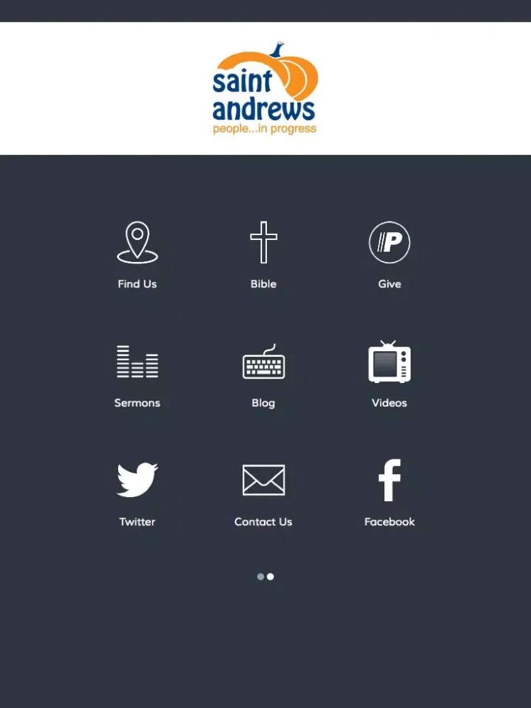 Ảnh chụp màn hình của St. Andrew's Pearland Texas iPad 
