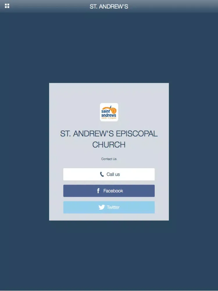 Ảnh chụp màn hình của St. Andrew's Pearland Texas iPad 
